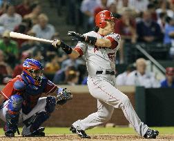 Angels' Matsui vs. Rangers