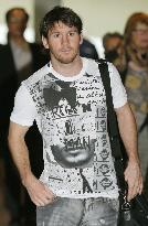 Messi arrives in Japan for Japan vs. Argentina friendly