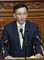 LDP chief Tanigaki at lower house session