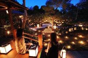 Night view of Torinin Temple in Kyoto