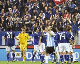 Japan wins vs. Argentina in friendly