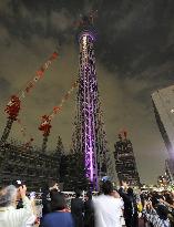Tokyo Sky Tree lit up
