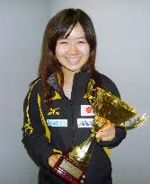 Fukuhara returns from Europe with trophy