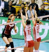 Japan beats Poland in women's volleyball