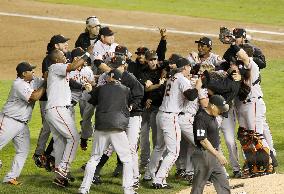 Giants win World Series