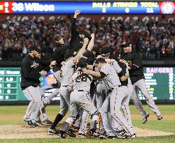 Giants win World Series