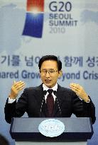 S. Korea to host G-20 summit