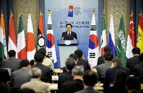 S. Korea to host G-20 summit