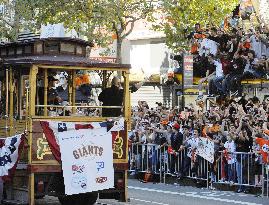 Giants' victory parade in San Francisco