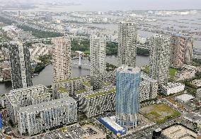 High-rise condos in Tokyo's Shinonome
