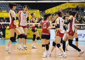 Japan volleyball reaches semis for 1st time in 28 yrs at worlds