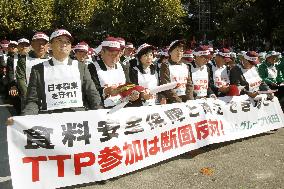 Anti-TPP rally in Tokyo