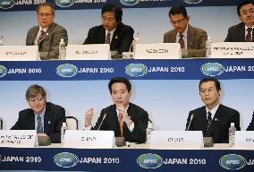 APEC ministers at press conference