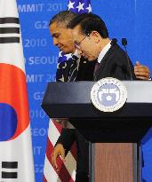 Obama, Lee fail to strike deal on FTA