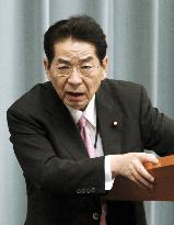 Chief Cabinet Secretary Sengoku