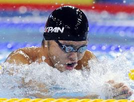 Kitajima swims in 50-meter race in Asian Games