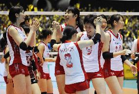 Japanese women win bronze in volleyball c'ship