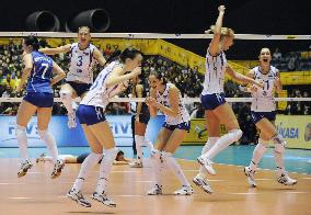 Russia wins world's volleyball