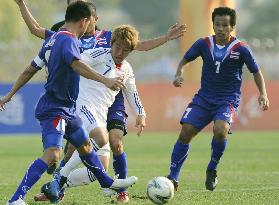 Japan beat Thailand to reach men's soccer semifinals