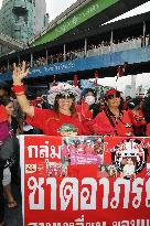 Thai demonstrators remember victims