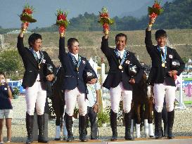 Japan team wins equestrian gold