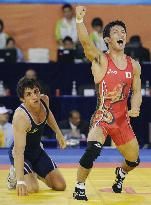 Hasegawa wins wrestling gold in Greco-Roman