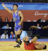 Hasegawa wins Greco-Roman 55-kg wrestling gold