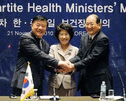 Japan, China, S. Korea health ministers meet