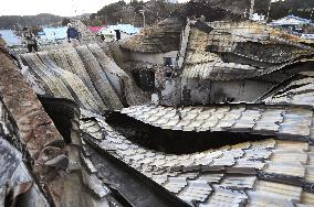 Aftermath of attack on Yeonpyeong Island