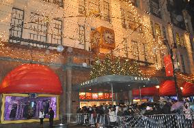 Christmas shoppers at Macy's in N.Y.