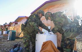 S. Korean soldiers on Yeonpyeong Island