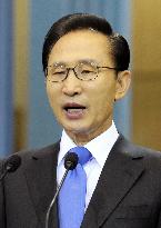 S. Korea president addresses nation over attack