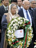 Bangladesh premier in Hiroshima