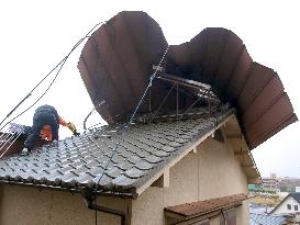 Storms sweep through Japan