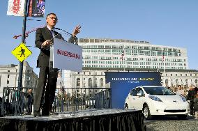Nissan Leaf EV on sale in U.S.