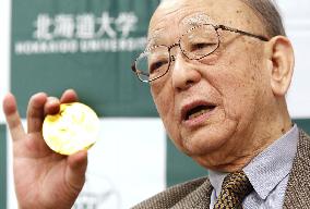 Nobel laureate Suzuki back home