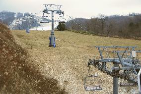 Lack of snow at ski resorts