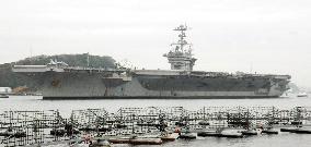 U.S. carrier returns to Yokosuka