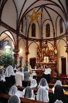 Catholic church on Nagasaki island