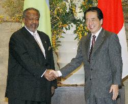 Japan-Djibouti leaders talks
