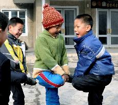 Children in Pyongyang