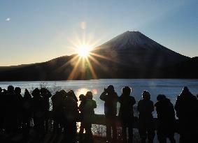 New Year sunrise from Mt. Fuji