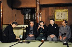 New Year's tea ceremony