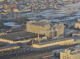 Toyota plants stopped due to heavy snow