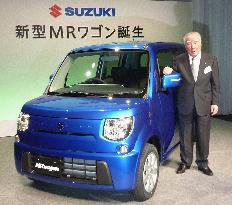 Suzuki's remodeled MR Wagon minivehicle