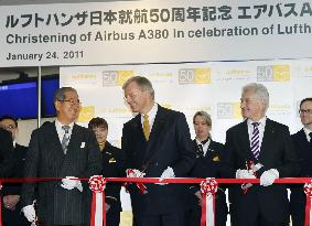 Lufthansa marks 50th anniv. of services to Japan
