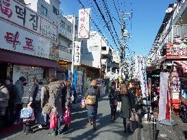 Tokyo's Shin-Okubo is hot spot of Korean culture