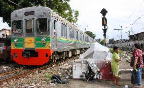 Japanese train's 2nd life in Indonesia