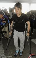 Injured Kagawa heads back to Germany