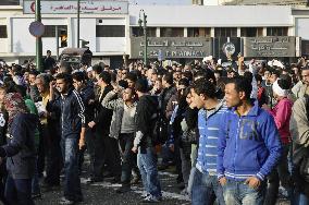 Protesters in Cairo